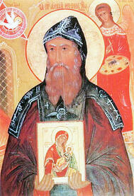 Преподобный Алипий Печерский, иконописец