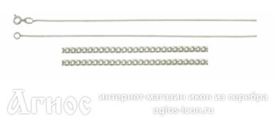 Серебряная цепь "Панцирная", 2.34 г, фото 1