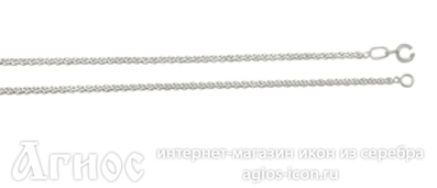 Серебряная цепь "Восьмерка", 4.80 г, фото 1