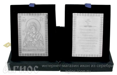 Икона  Богородицы "Владимирская" с молитвой водителя, фото 1