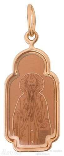 Нательная иконка Максима из золота, фото 1