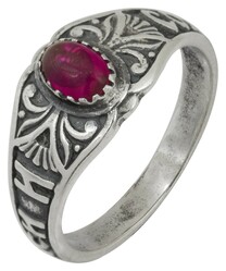 Православное женское серебряное кольцо "Спаси и сохрани"