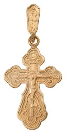 Небольшой православный золотой крестик