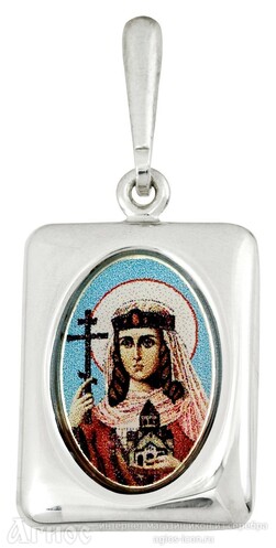 Нательная иконка царица Тамара Грузинская, фото 1
