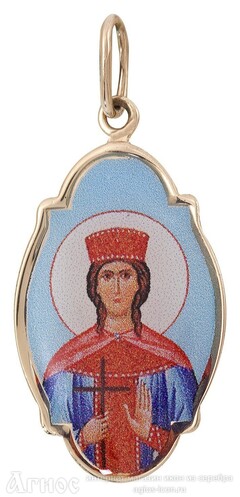 Нательная иконка Екатерина Александрийская, фото 1