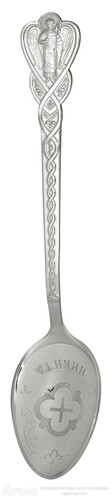 Именная серебряная ложка "Никита" на крестины, фото 1