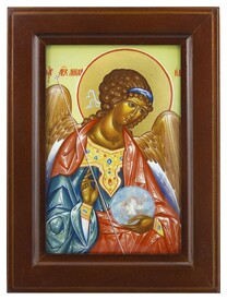 Икона архангела Михаила из серебра