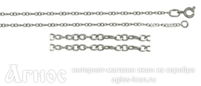 Серебряная цепь "Виктория", 3.14 г, фото 1