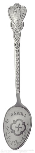 Именная серебряная ложка "Тимур" на крестины, фото 1