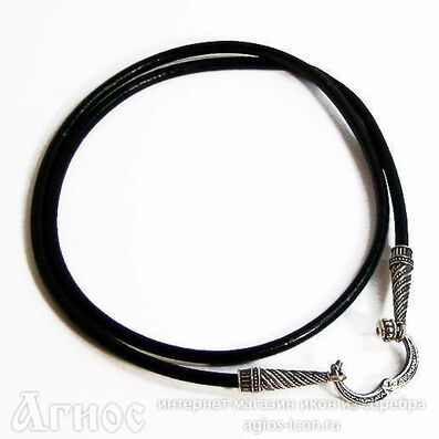 Шелковый шнурок с конусными наконечниками, фото 1