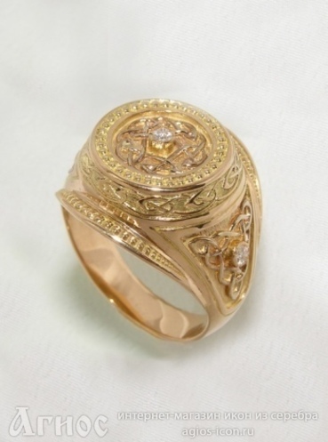 Перстень «Всевластный» из золота с бриллиантами, фото 1