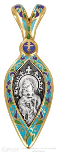 Нательная иконка Божьей Матери "Феодоровская", фото 1