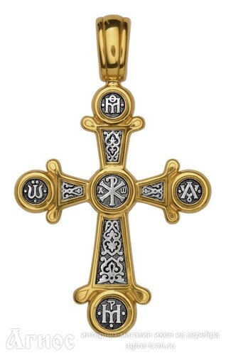 Нательный крест Хризма, фото 1