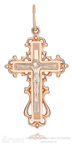 Золотой женский крестик , фото 1