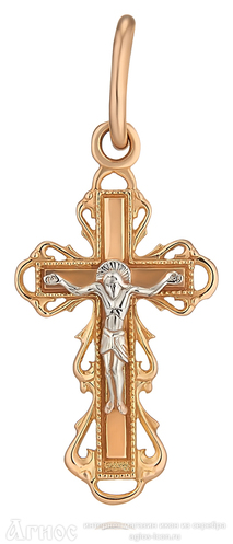 Православный нательный крест с Распятием из золота, фото 1