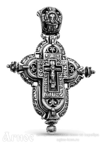 Крест мощевик "Распятие Христово. Святая Троица" , фото 1