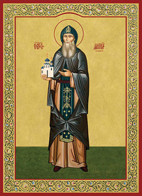 Печатная икона Даниила Московского