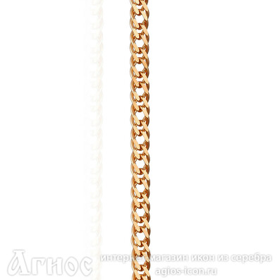 Золотая цепь "двойной Ромб", 3.74 г, фото 1