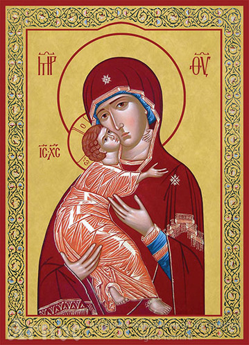 Икона Пресвятой Богородицы "Владимирская", фото 1